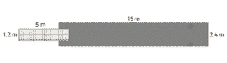 Betongponton MD 2,4x15m med landgång