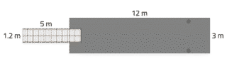 Betongponton HD 3,0x12m med landgång