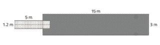 Betongponton HD 3,0x15m med landgång